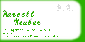 marcell neuber business card